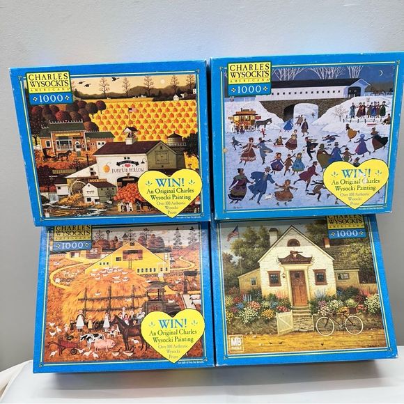 Other - Charles Wysocki puzzles lot of 4